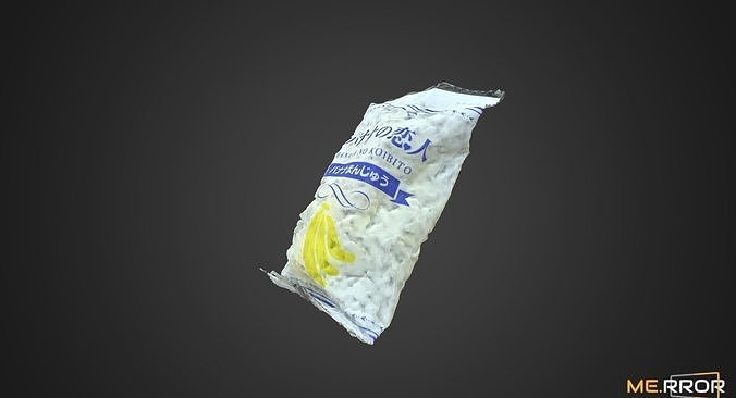 Banana Koibito Low-poly 3D model 2