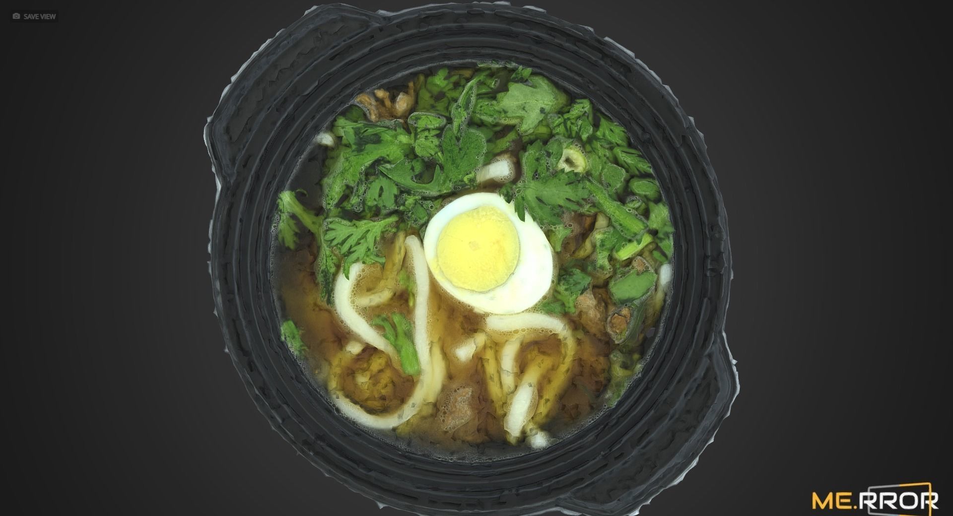Udon - 3D Scan Low-poly 3D model_4