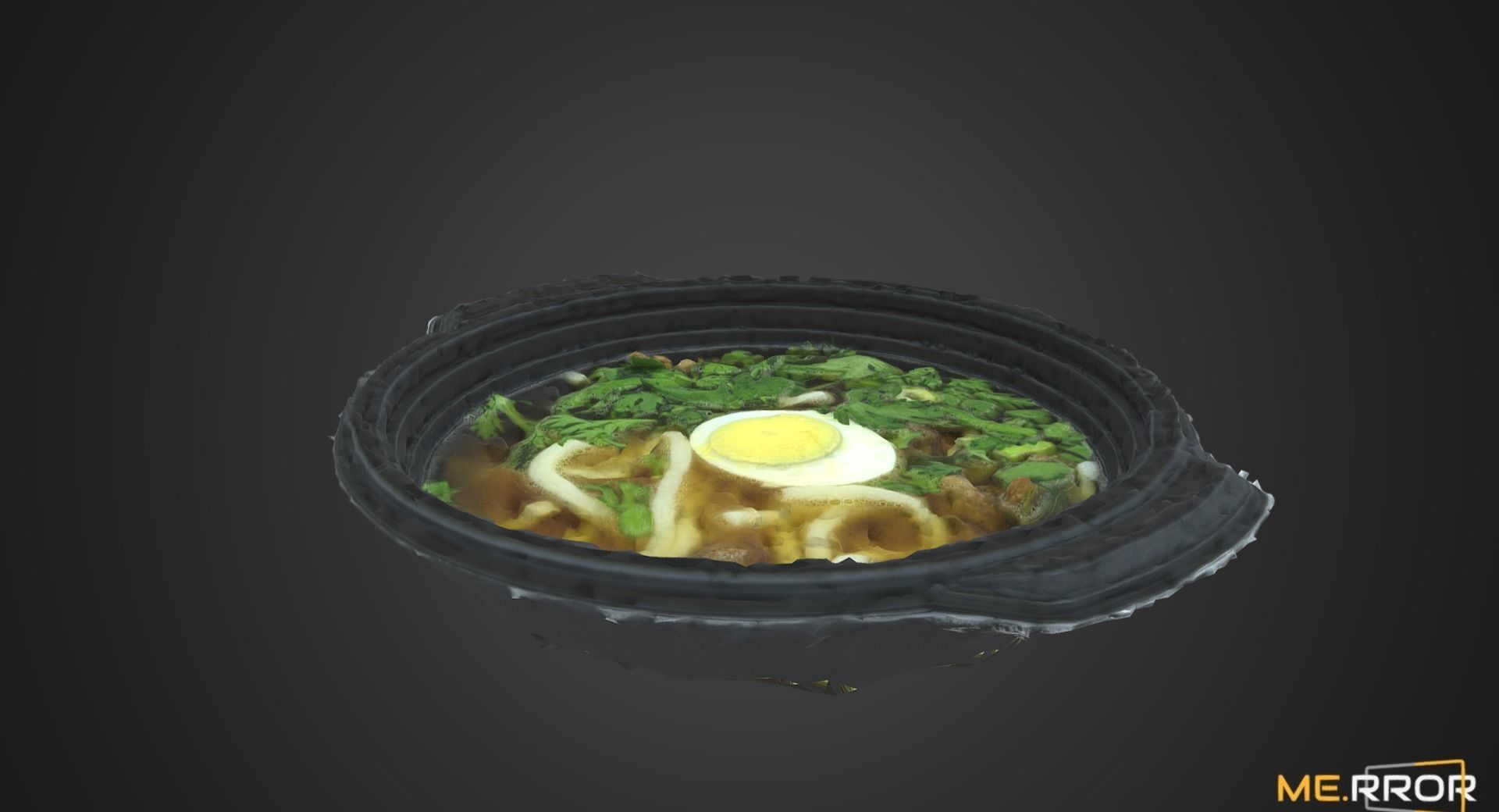 Udon - 3D Scan Low-poly 3D model_3