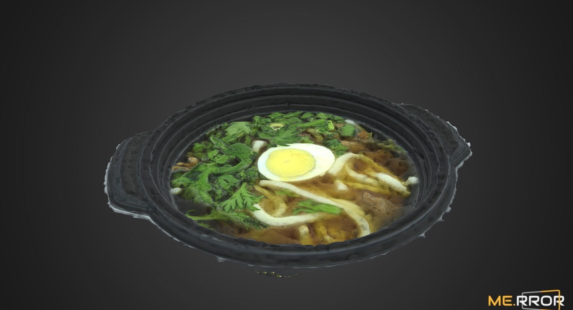 Udon - 3D Scan Low-poly 3D model_2
