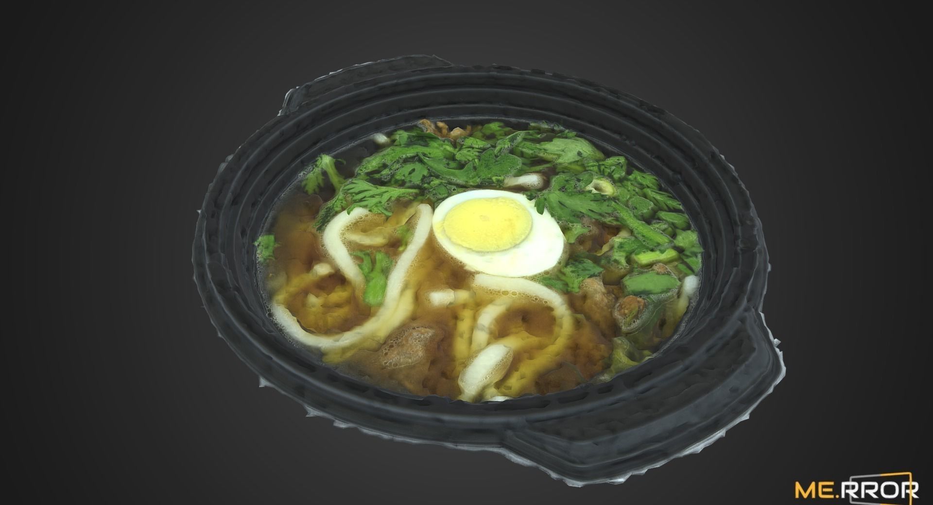 Udon - 3D Scan Low-poly 3D model_5