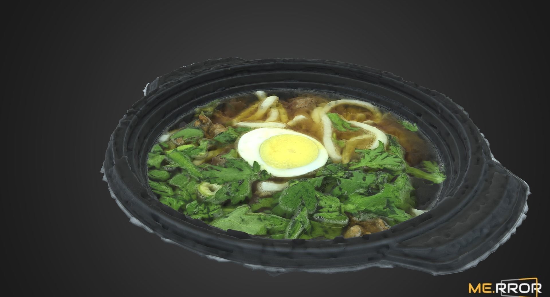 Udon - 3D Scan Low-poly 3D model_6
