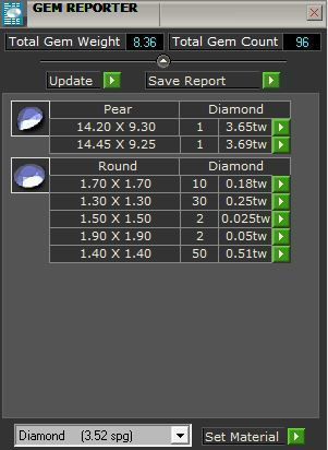 Luxurious  pear earrings 3328 3D print model  3D print model_8