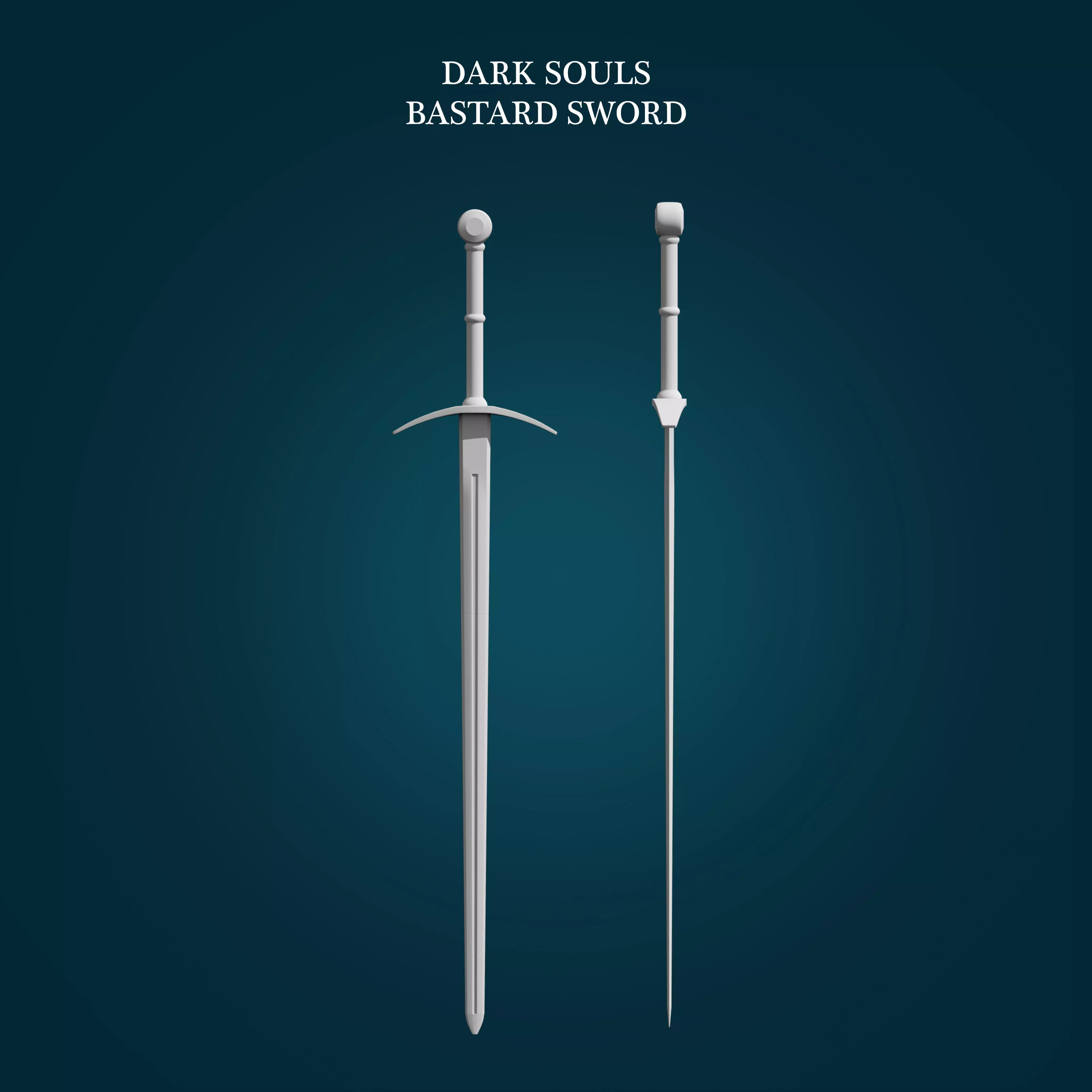 Bastard Sword from Dark Souls 3D print model