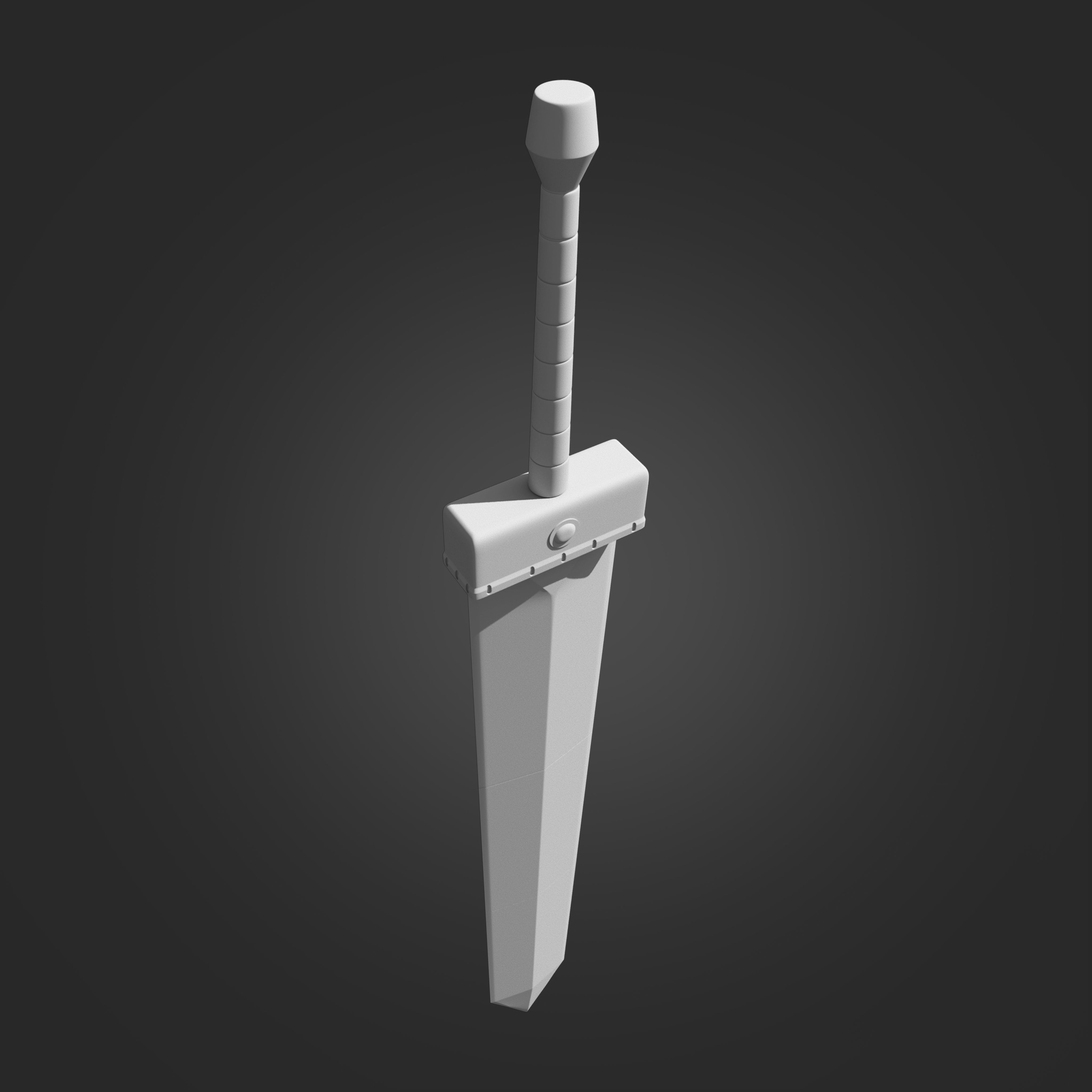 Greatsword from Dark Souls 3D print model_4
