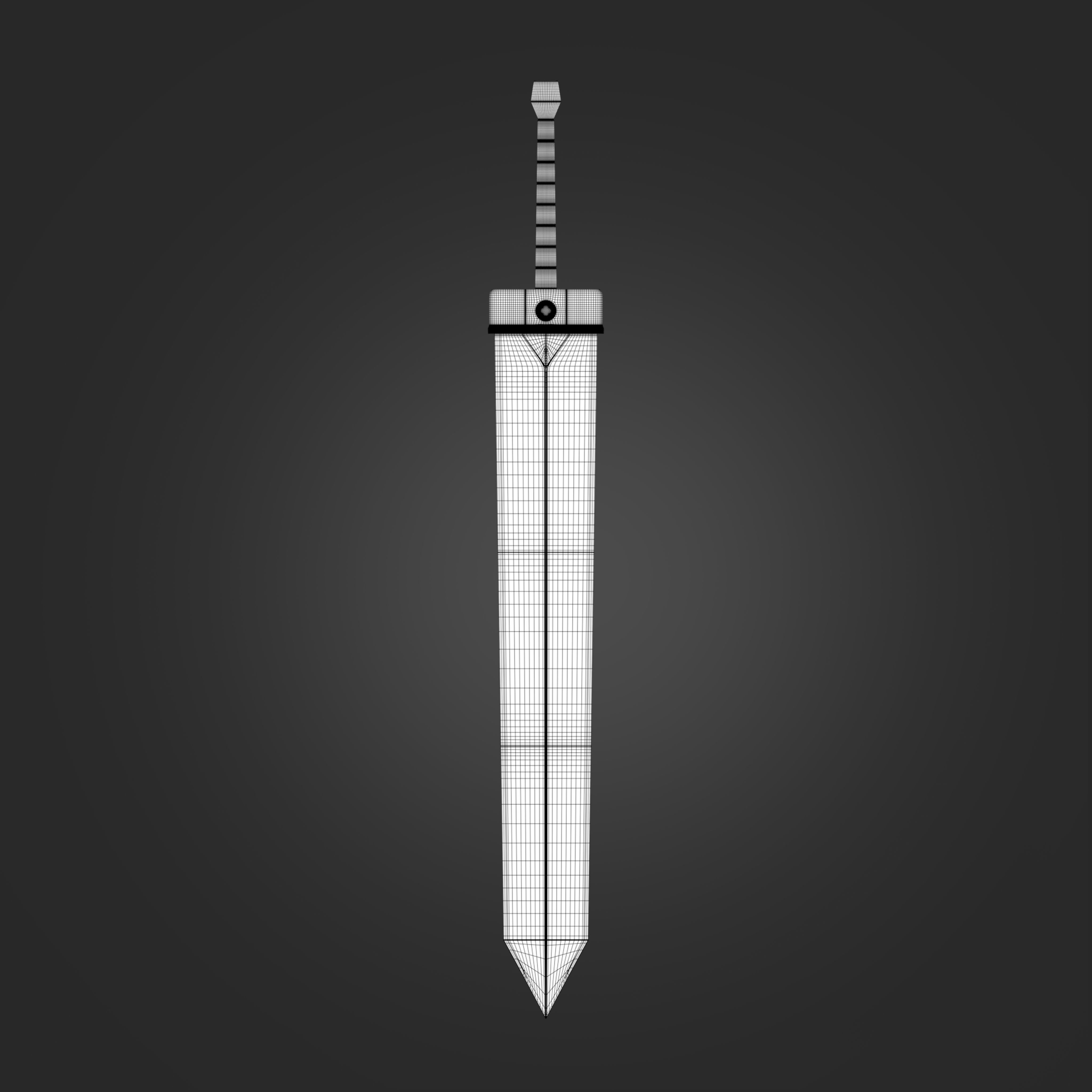 Greatsword from Dark Souls 3D print model_5