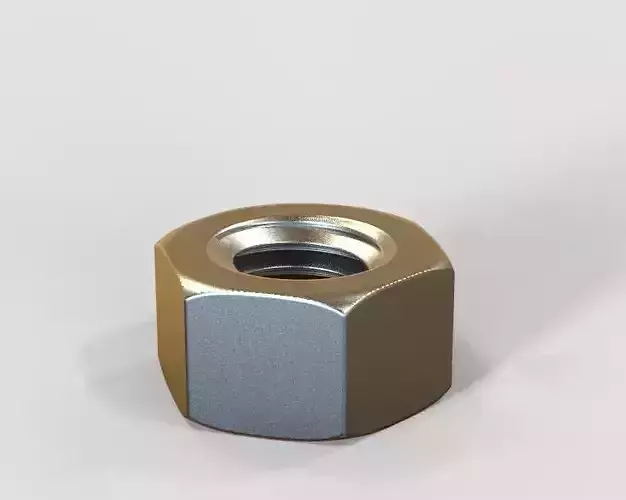 M18 Hex Nut 3D print model
