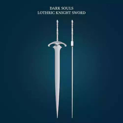 Lothric Knight Sword from Dark Souls 3D print model