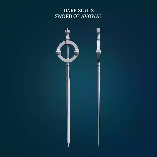 Sword of Avowal from Dark Souls 3D print model