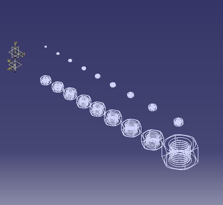 M10 Hex Nut 3D print model_13
