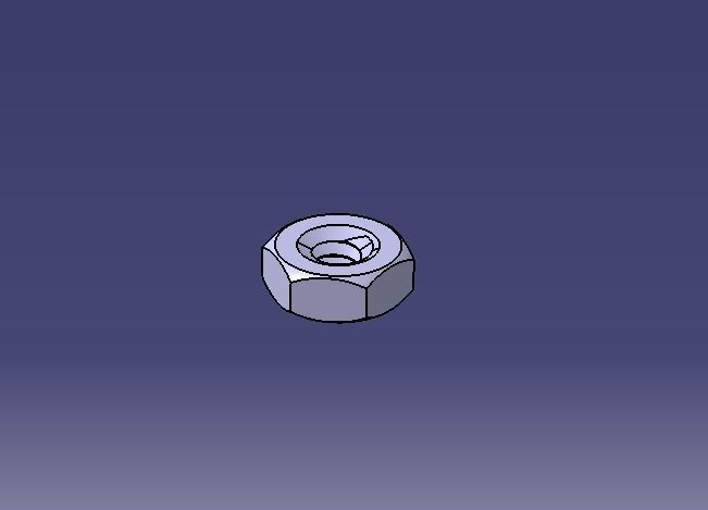 M10 Hex Nut 3D print model_21