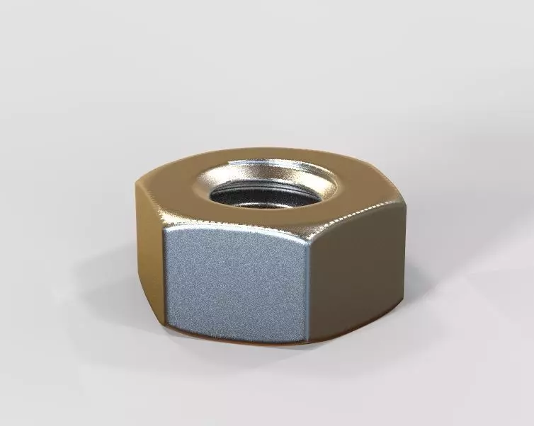 M8 Hex Nut 3D print model_0