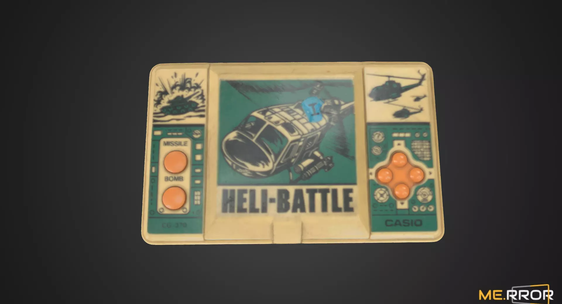 Heli Battle Game Low-poly 3D model