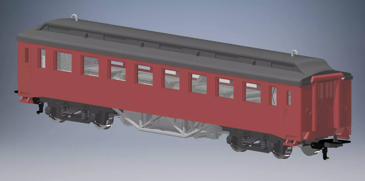 Lima Transkaroo Junior HO Scale upgrades 3D print model