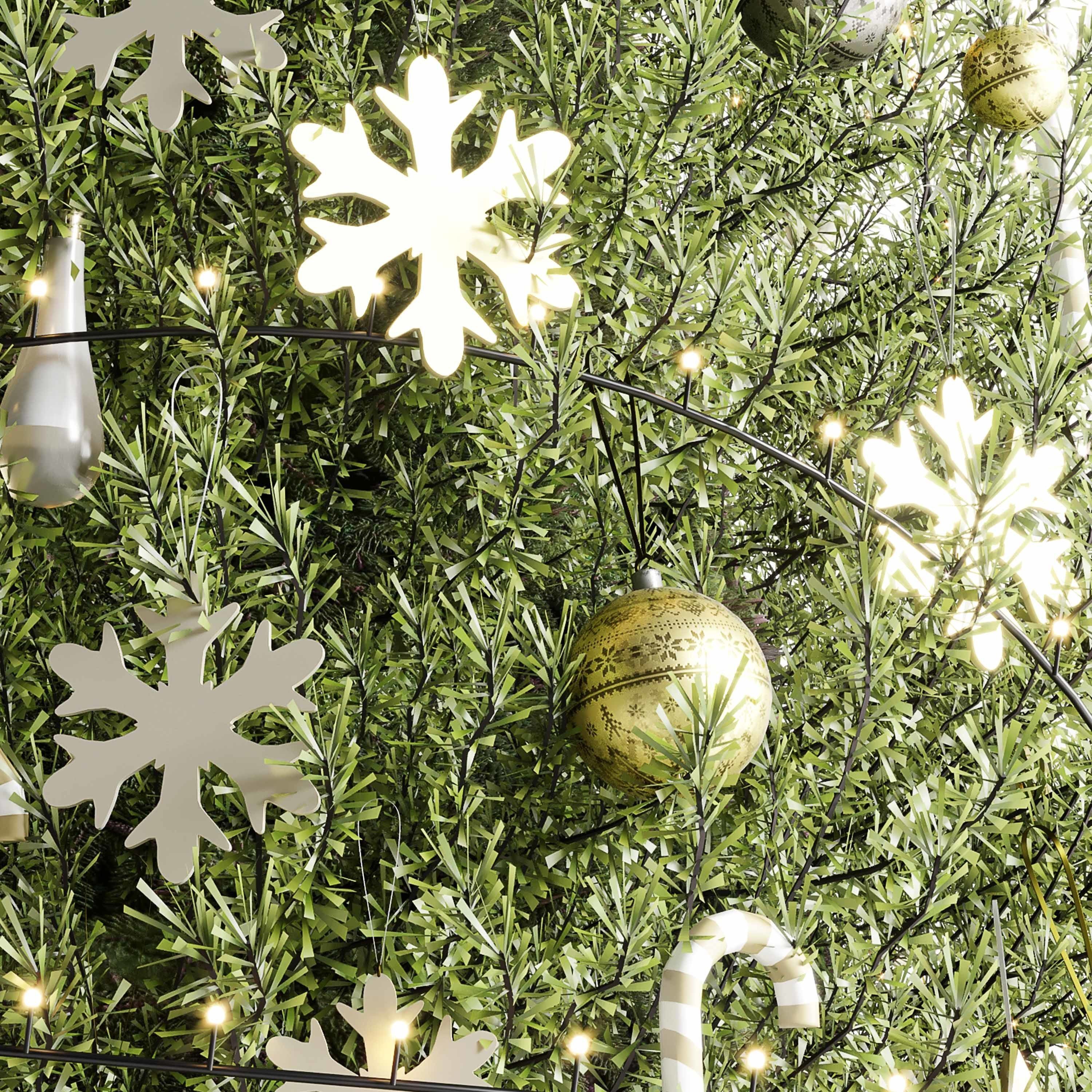 Christmas Tree Decoration 01 Low-poly 3D model_4