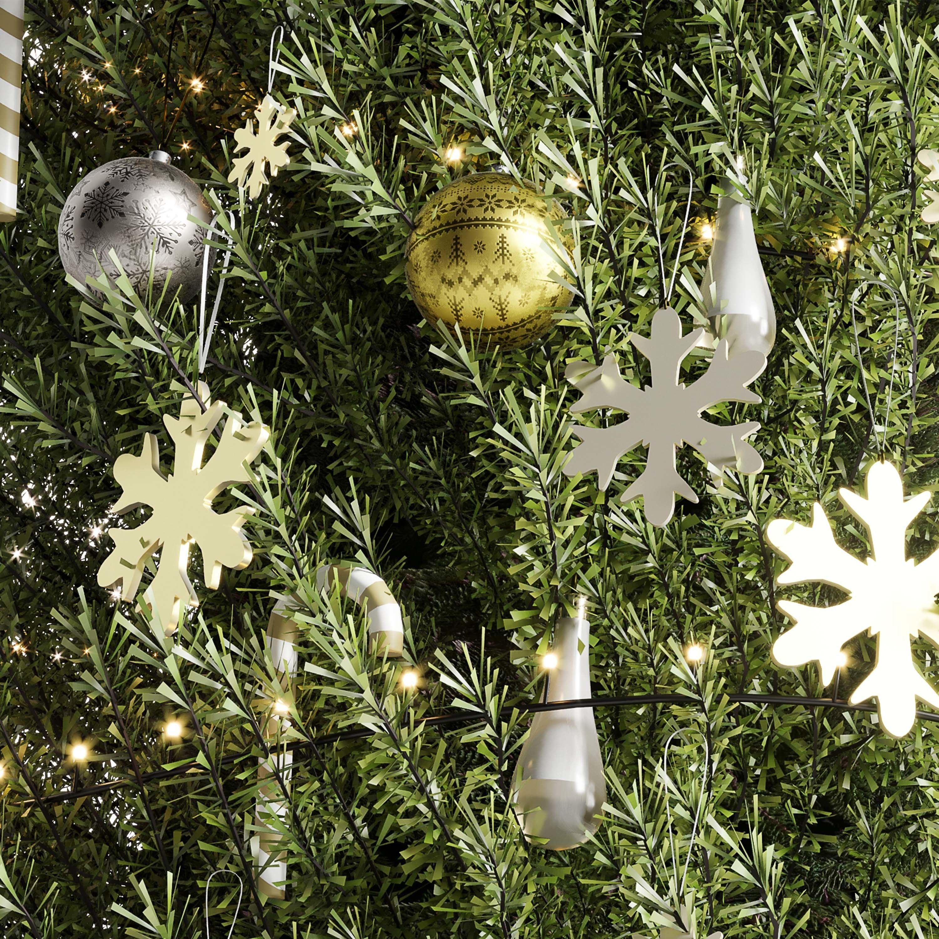 Christmas Tree Decoration 01 Low-poly 3D model_3