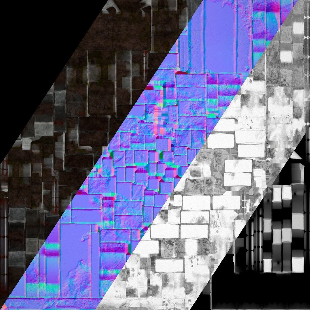 Medieval Prison Cell Low-poly 3D model_28