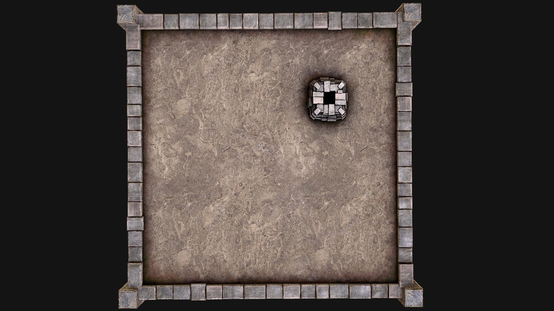 Medieval Prison Cell Low-poly 3D model_17