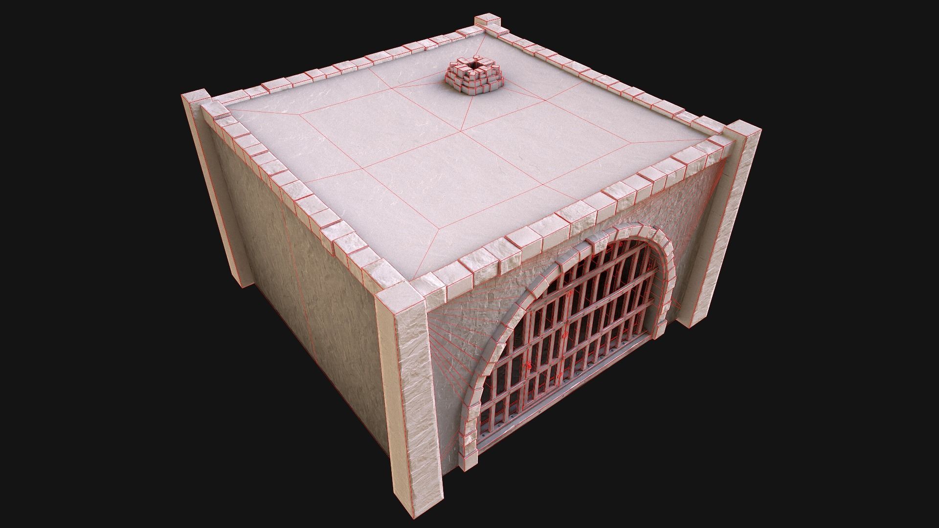 Medieval Prison Cell Low-poly 3D model_18