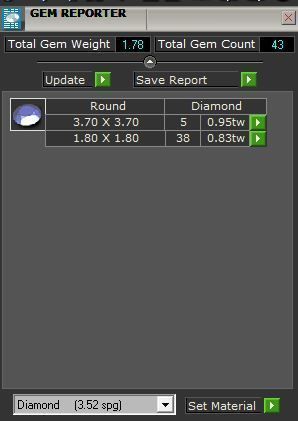 Round big and small diamond stones ring 3333 3D print model 3D print model_8