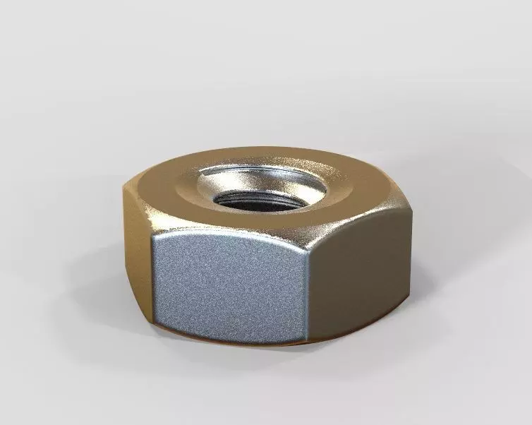 M4 Hex Nut 3D print model