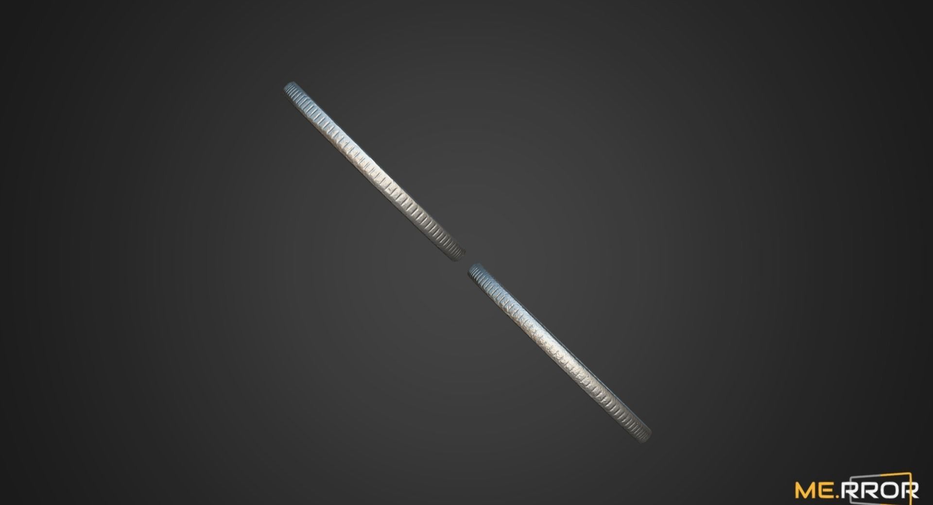 100 Won - Korean Coin Low-poly 3D model_5