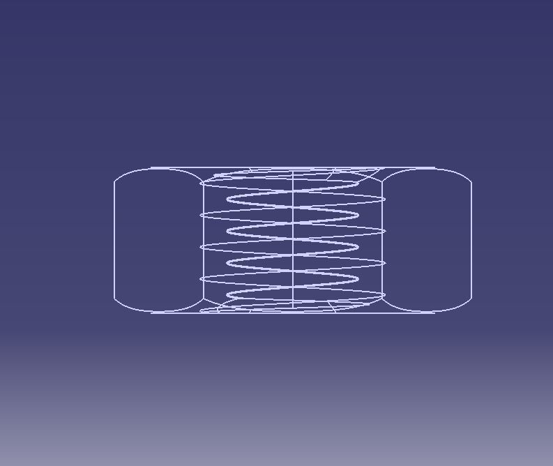 M2 Hex Nut 3D print model_8