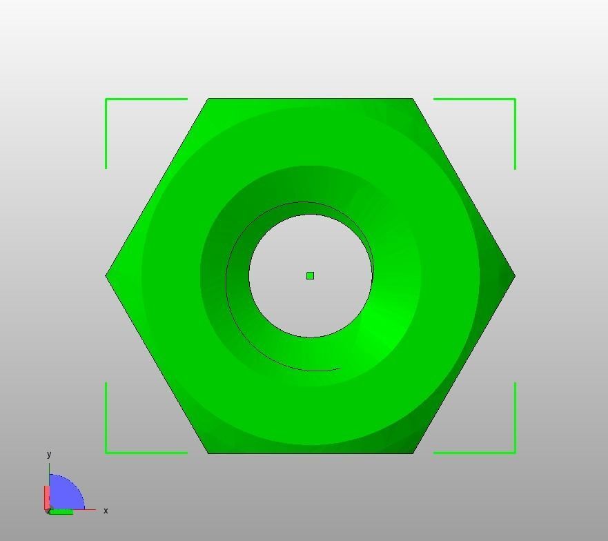 M2 Hex Nut 3D print model_28