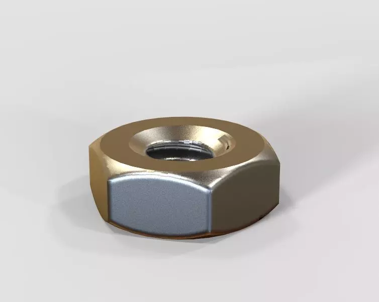 M2 Hex Nut 3D print model_0