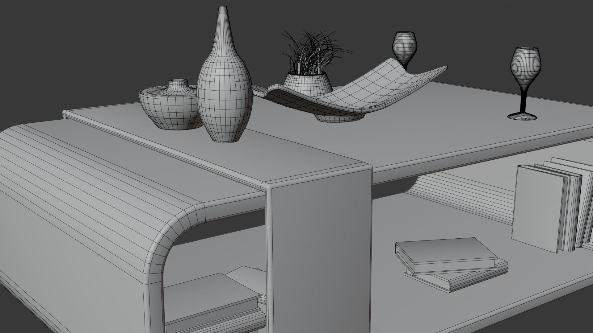 Coffee Table PART14 3D model_9