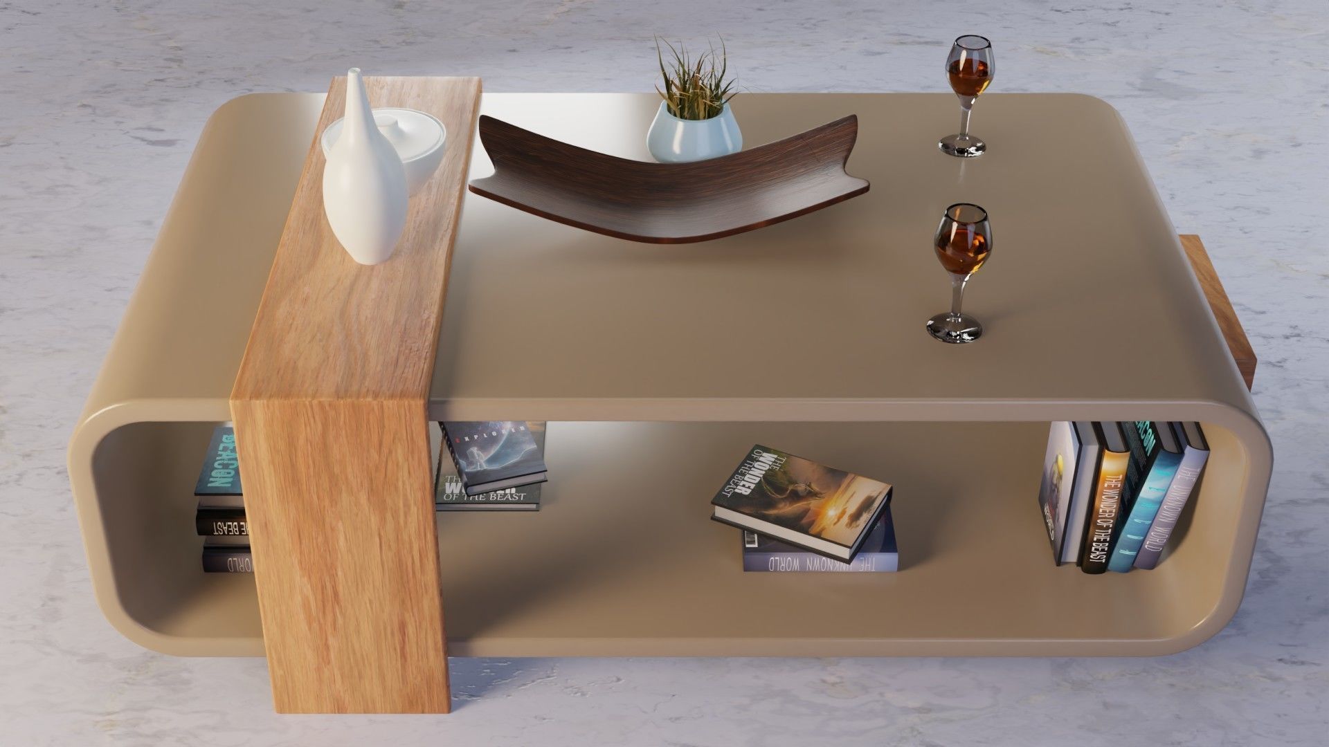 Coffee Table PART14 3D model_4