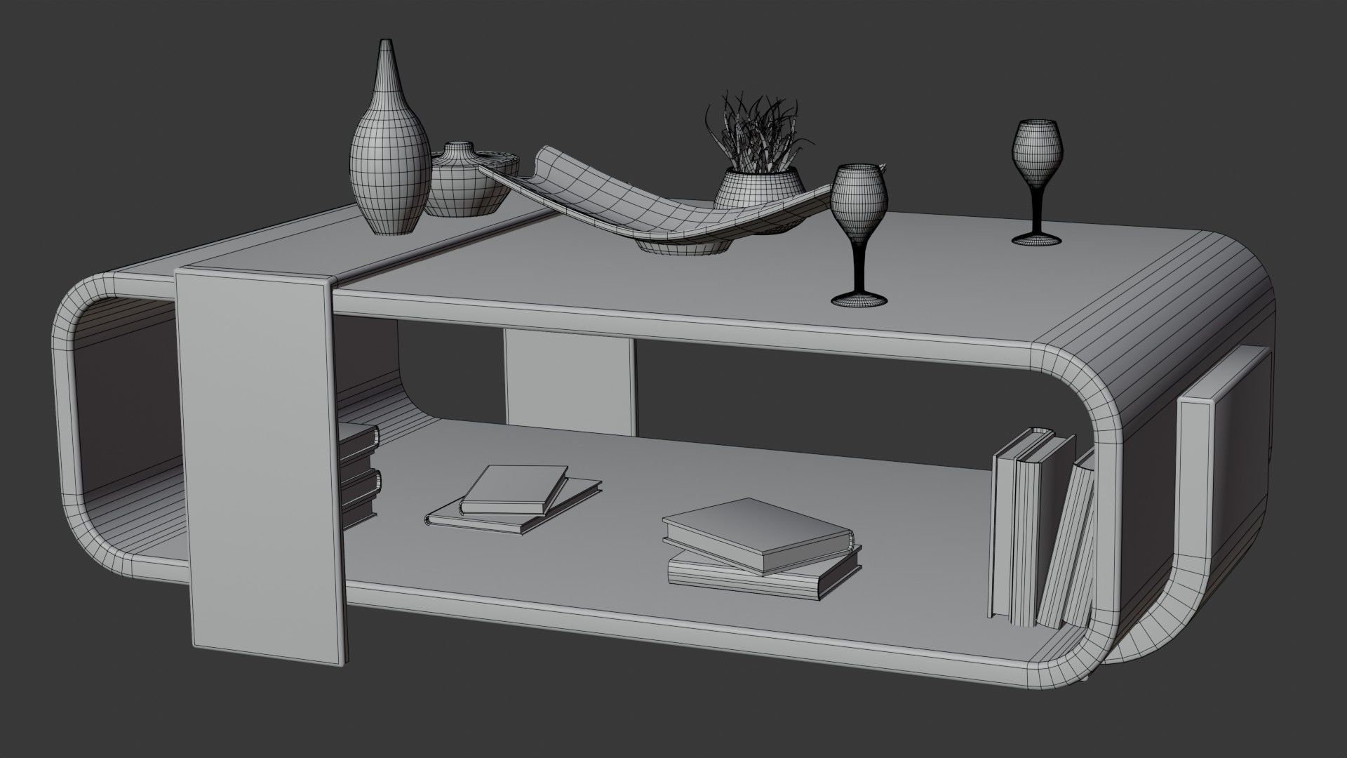 Coffee Table PART14 3D model_8