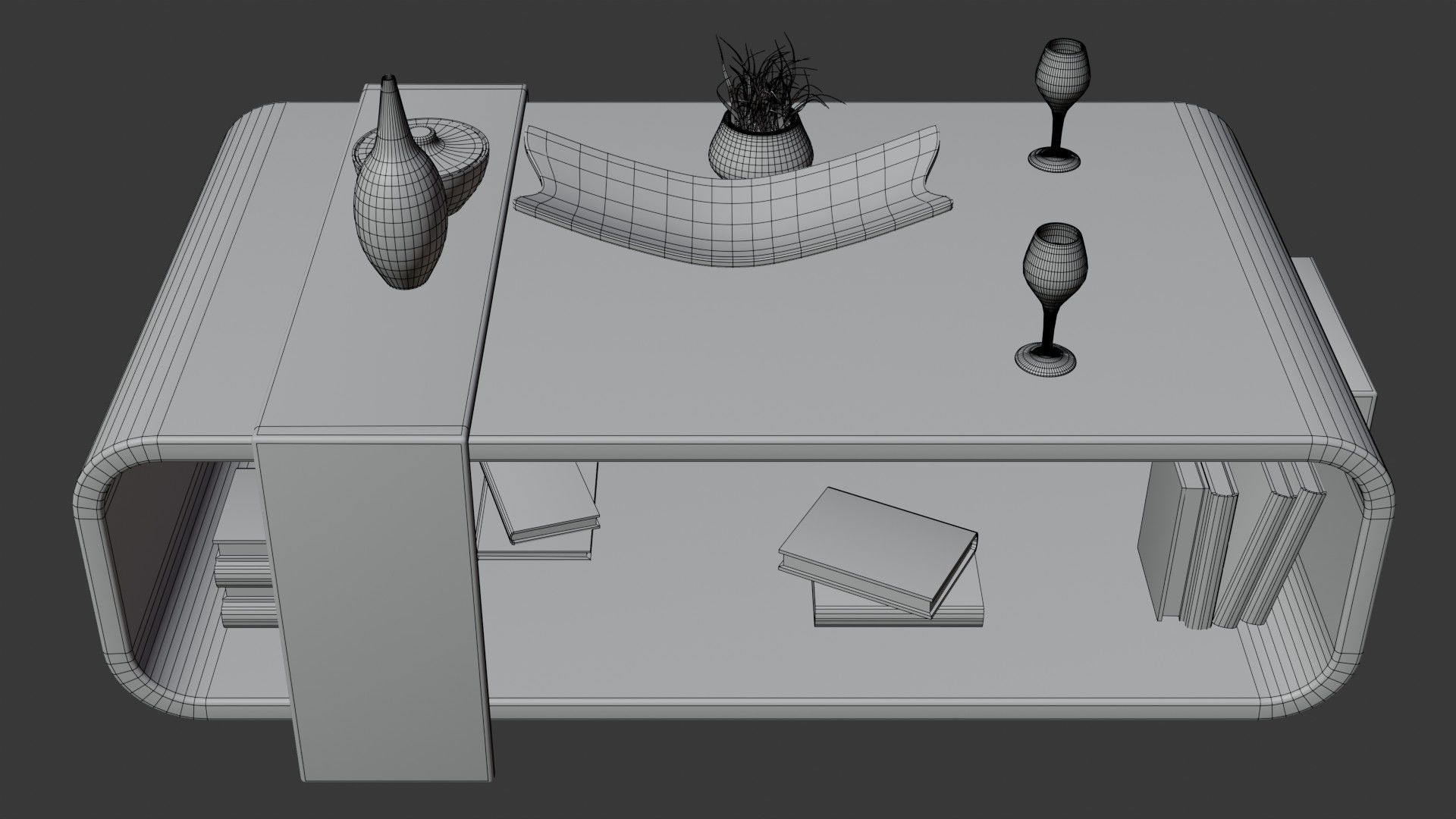 Coffee Table PART14 3D model_6