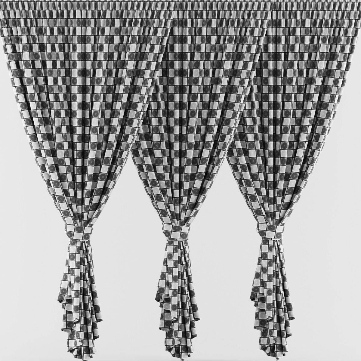 Curtains - 3D model_2