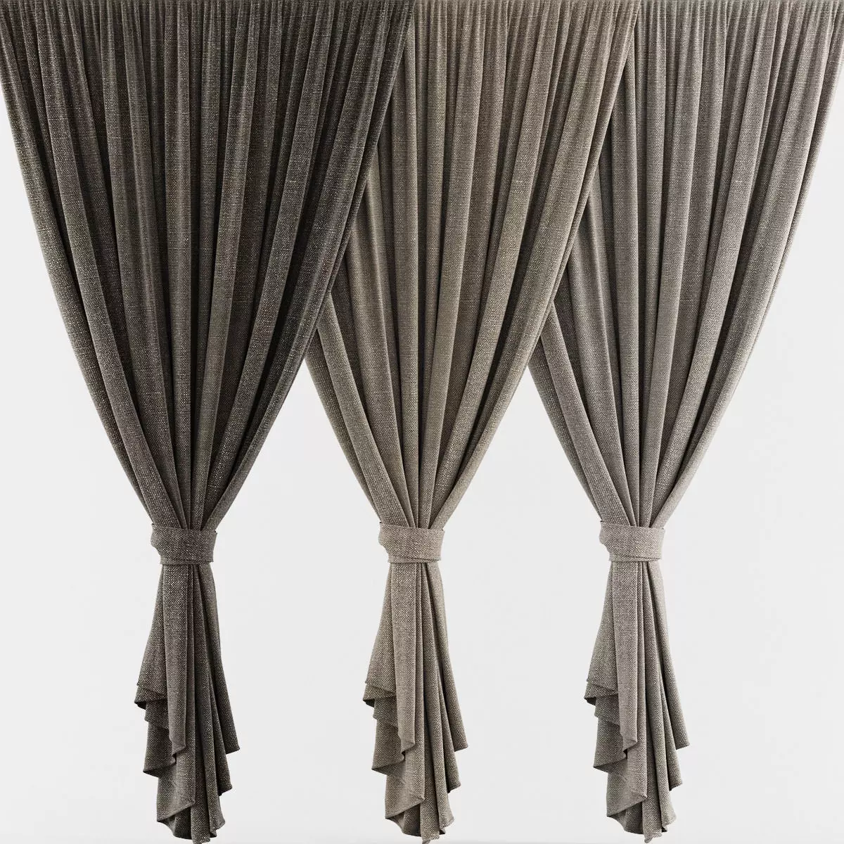 Curtains - 3D model_0