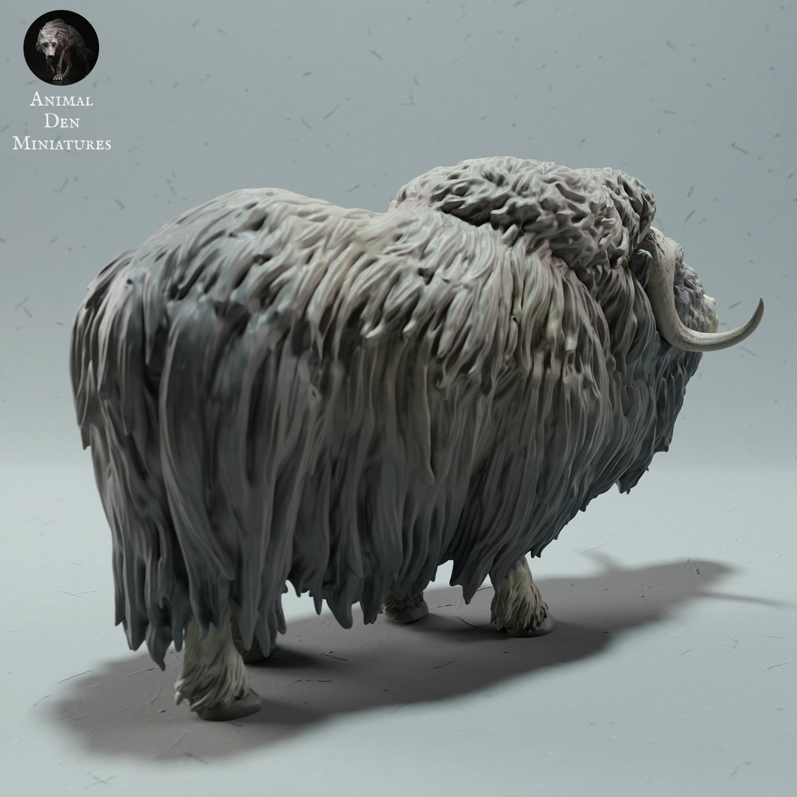 Musk Ox Calling 3D print model_2