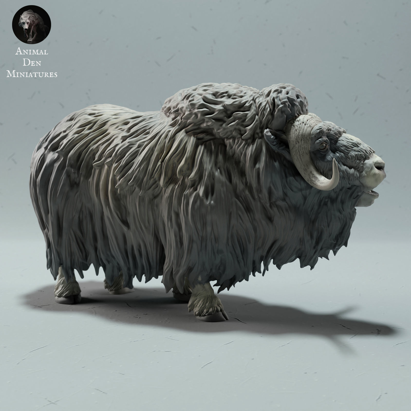 Musk Ox Calling 3D print model_1