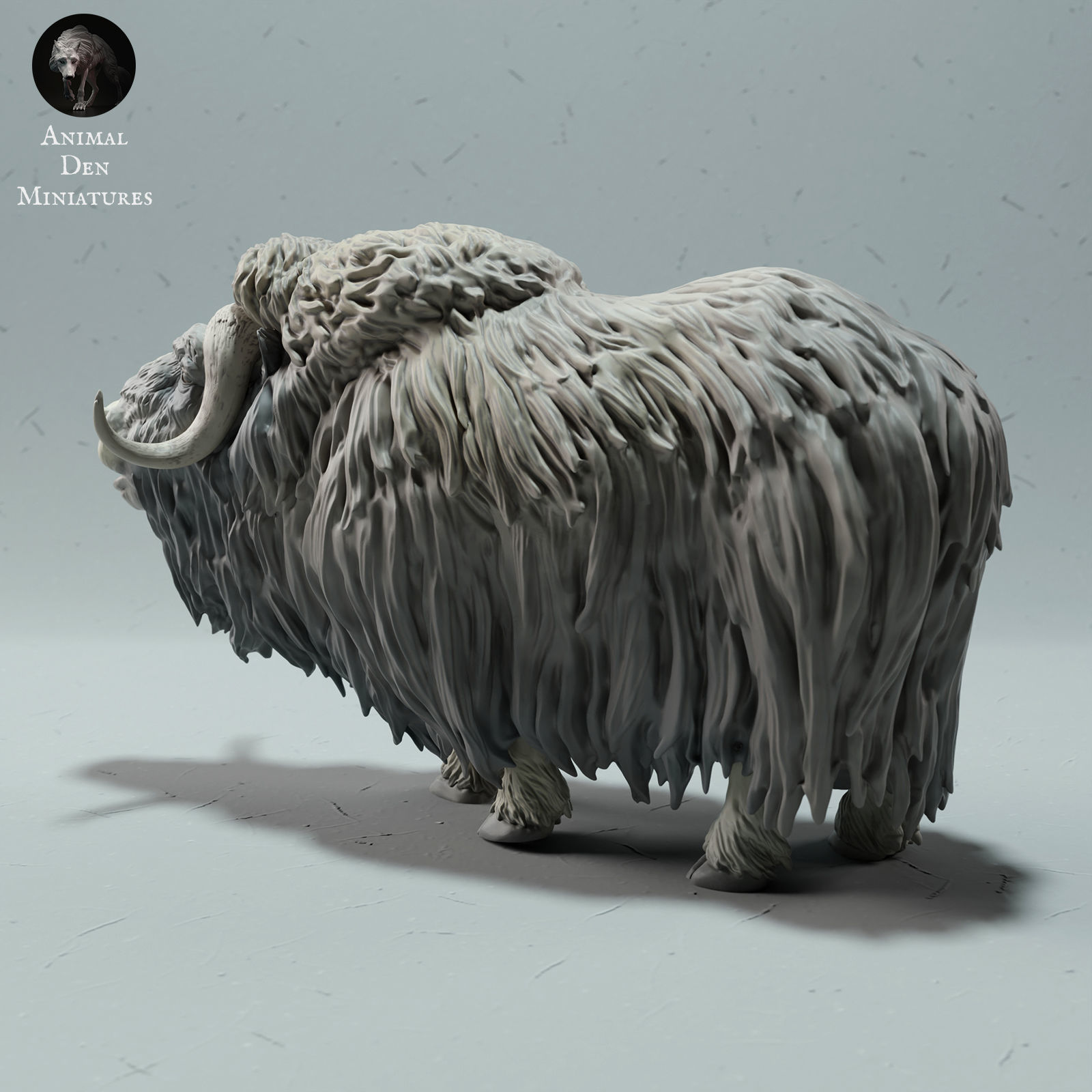 Musk Ox Calling 3D print model_3
