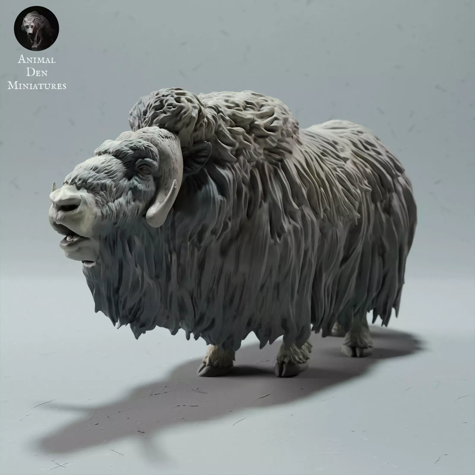 Musk Ox Calling 3D print model_0