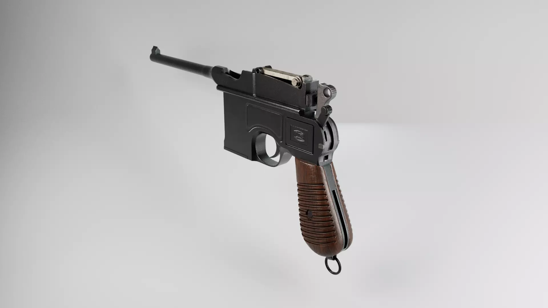 Mauser C96 - German WW2 Gun 3D model