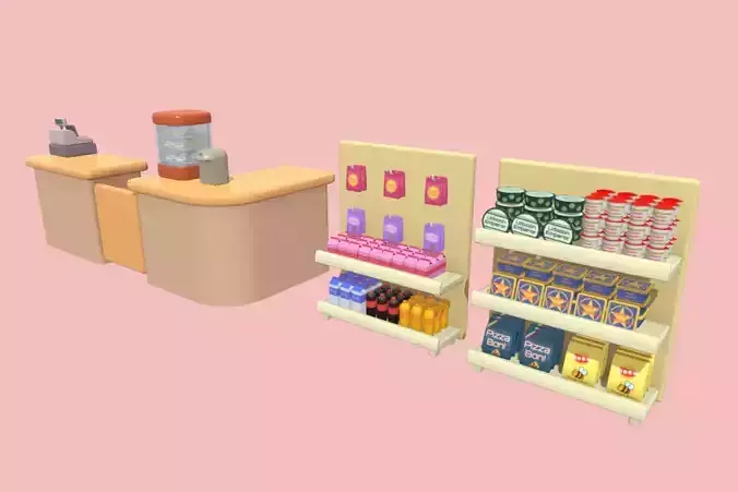 Cute Conveniencestore Set