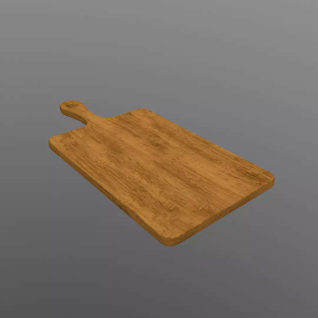 Chopping board Free low-poly 3D model