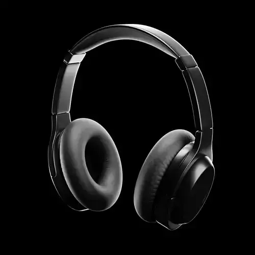 Headphones highpoly model bose noise cancelling