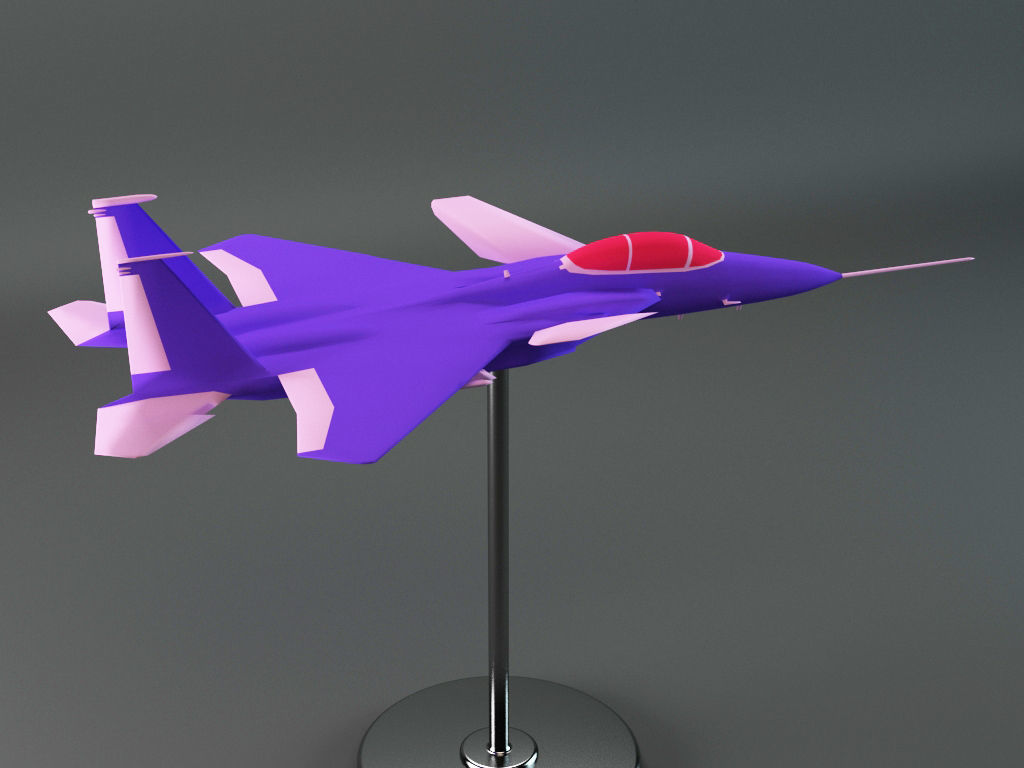 F-15 active 3D print model_3