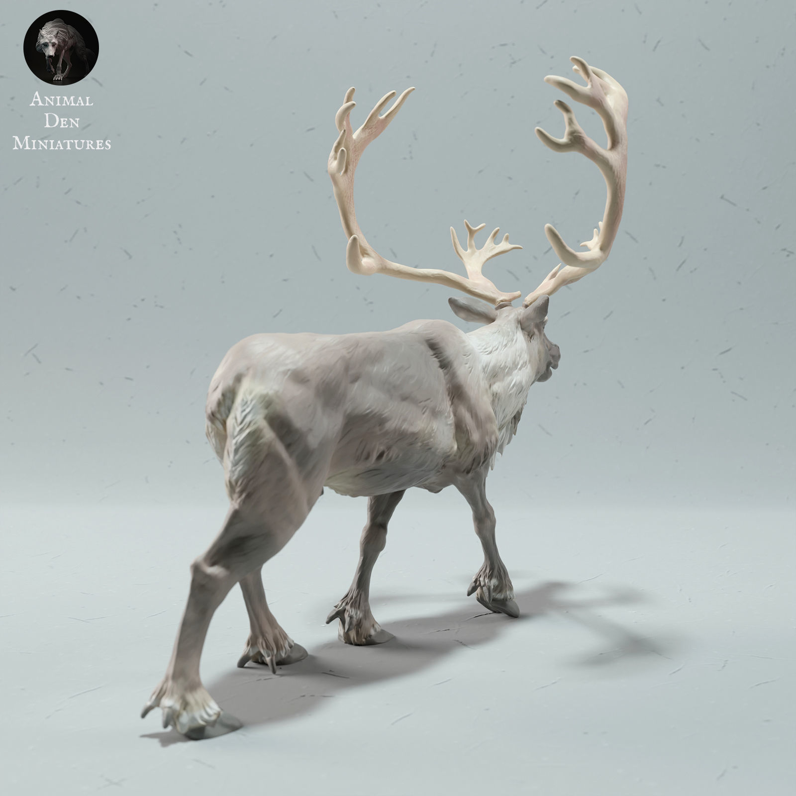Reindeer - Caribou Bull Call 3D print model_2
