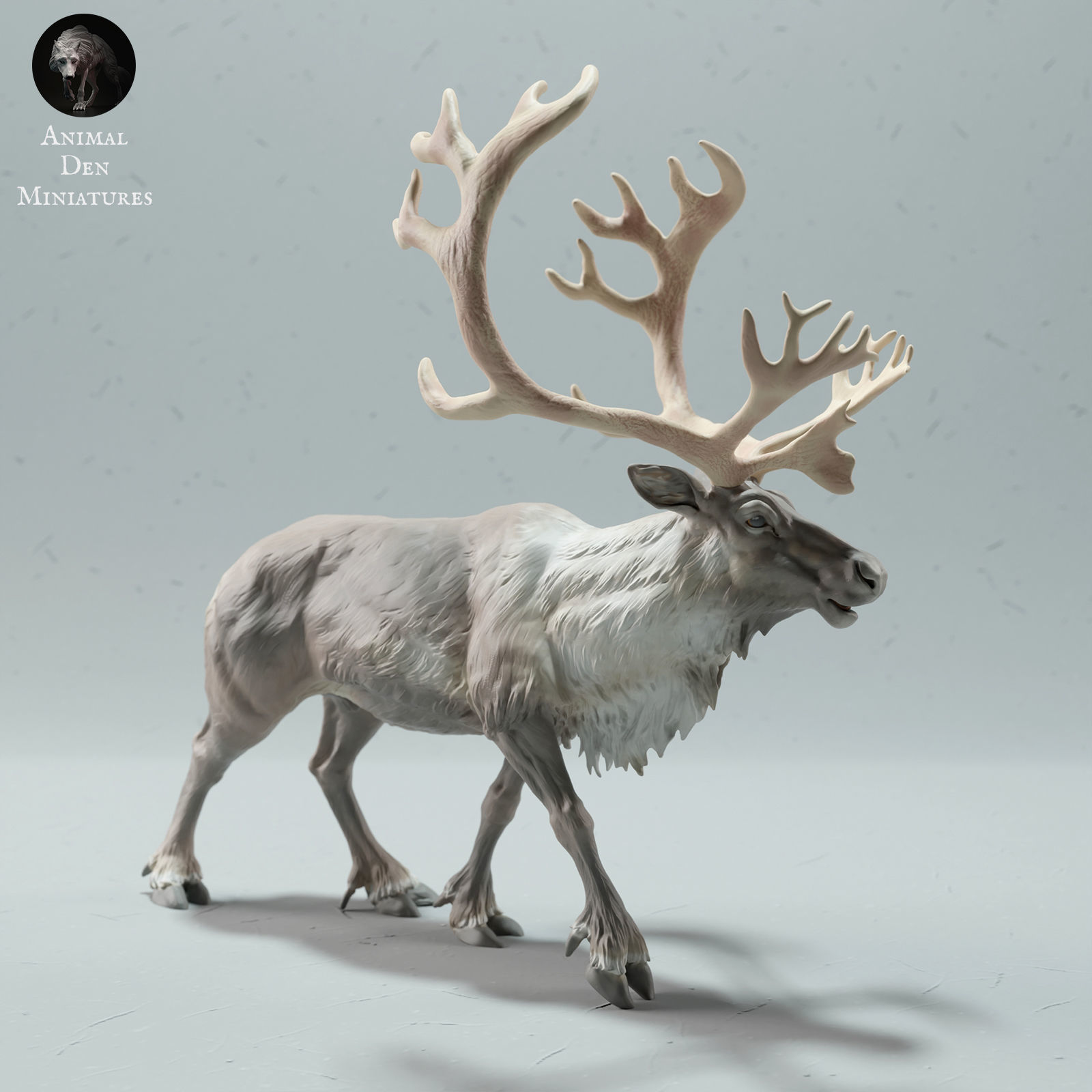 Reindeer - Caribou Bull Call 3D print model_1