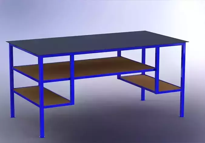 Work table 3D model