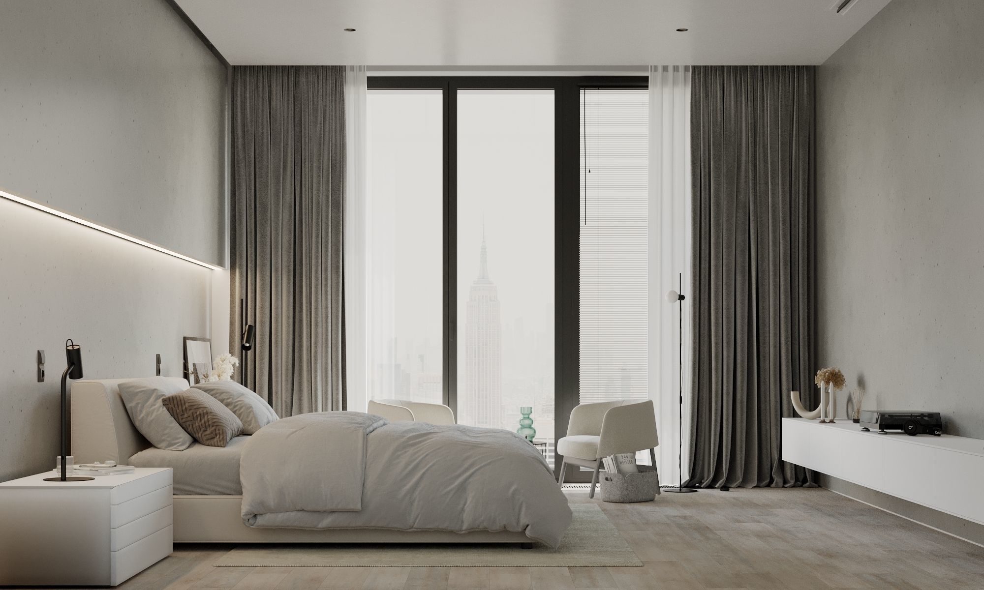 NEW YORK APARTMENT - Interior scene - 3d model 3D model_14