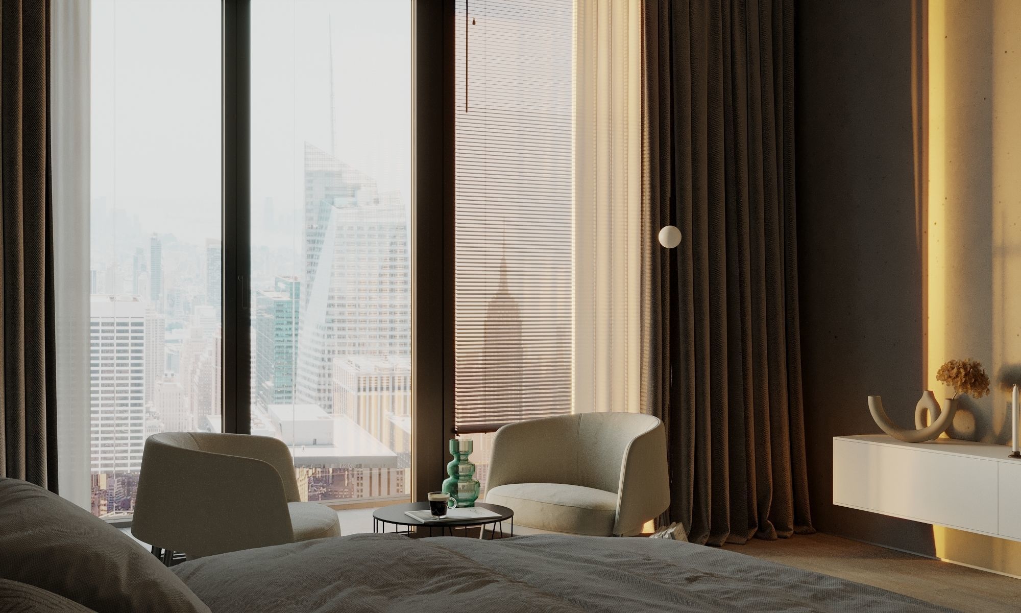 NEW YORK APARTMENT - Interior scene - 3d model 3D model_8