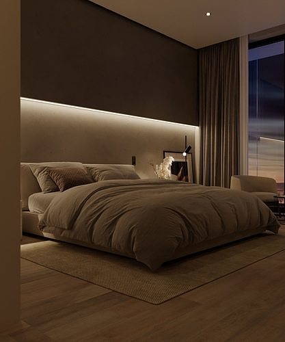 NEW YORK APARTMENT - Interior scene - 3d model 3D model 4